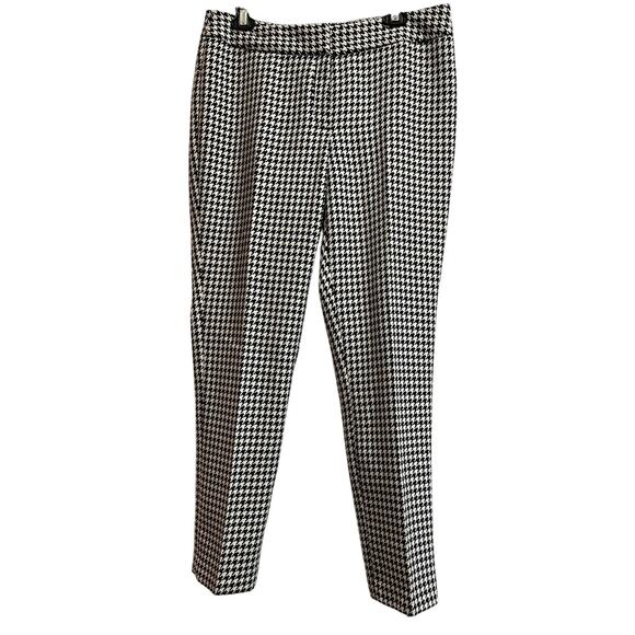 Nine West Suit Separates White Black Herringbone Size 10 Pants - Picture 1 of 7